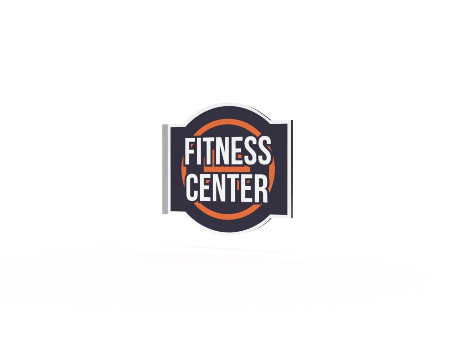 Werbeausleger, Fitnesscenter, 630 x 600 mm