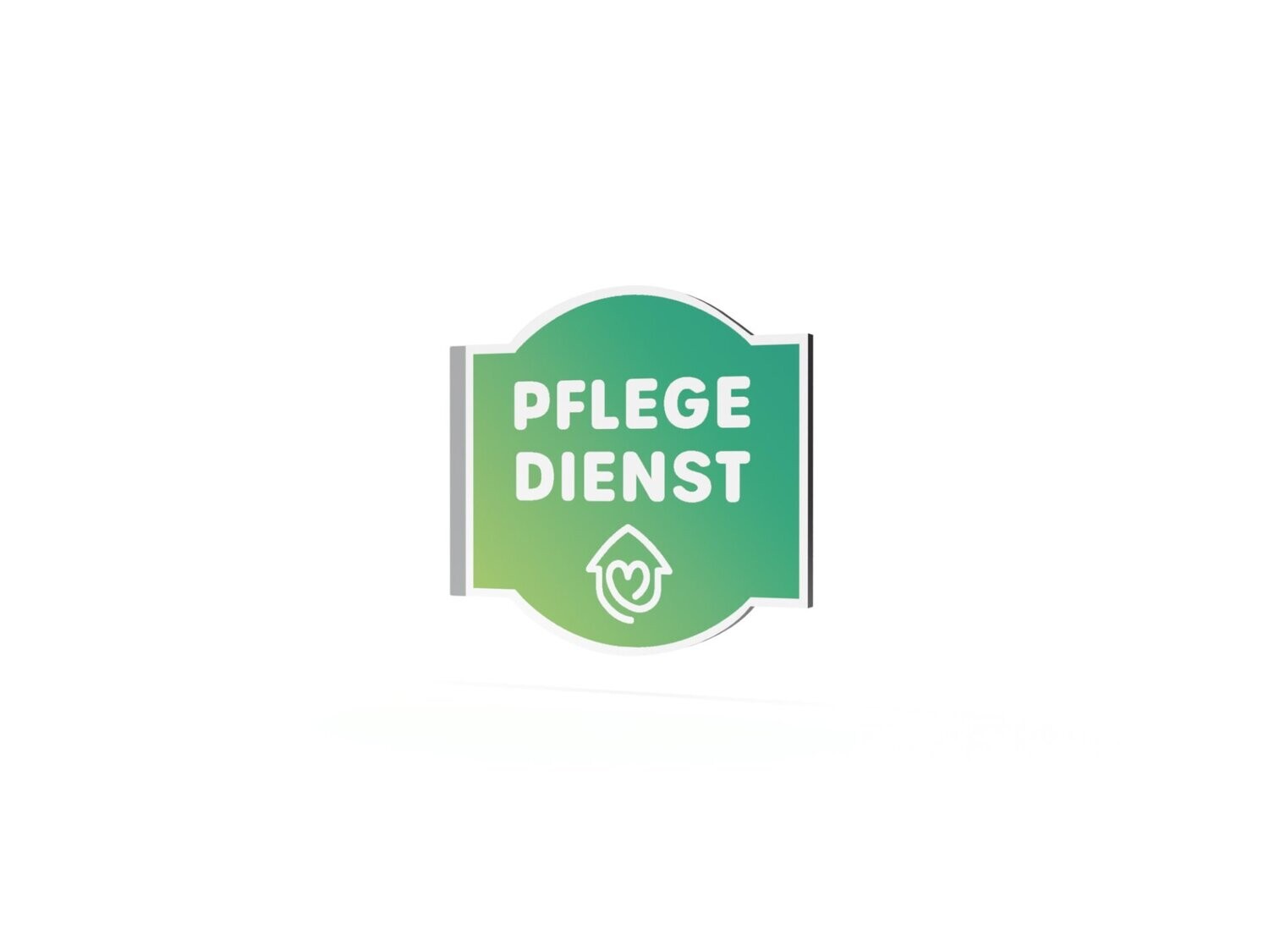 Werbeausleger, Pflegedienst, 630 x 600 mm