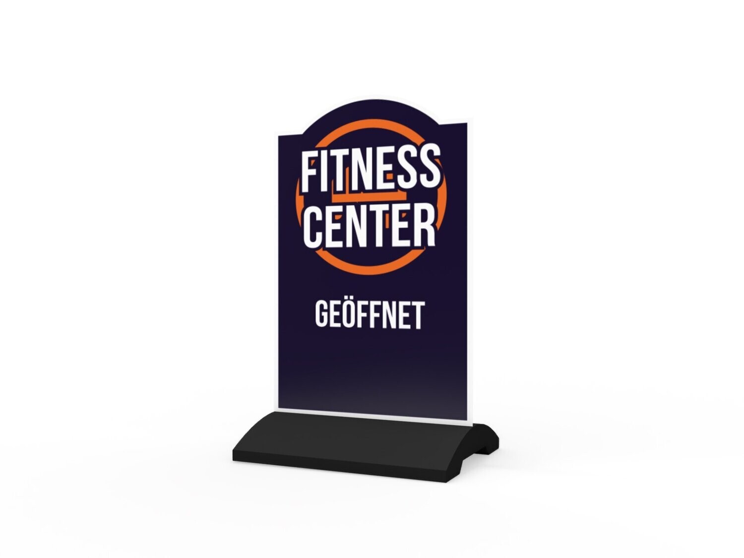 Werbeaufsteller, Fitnesscenter, 600 x 1150 mm