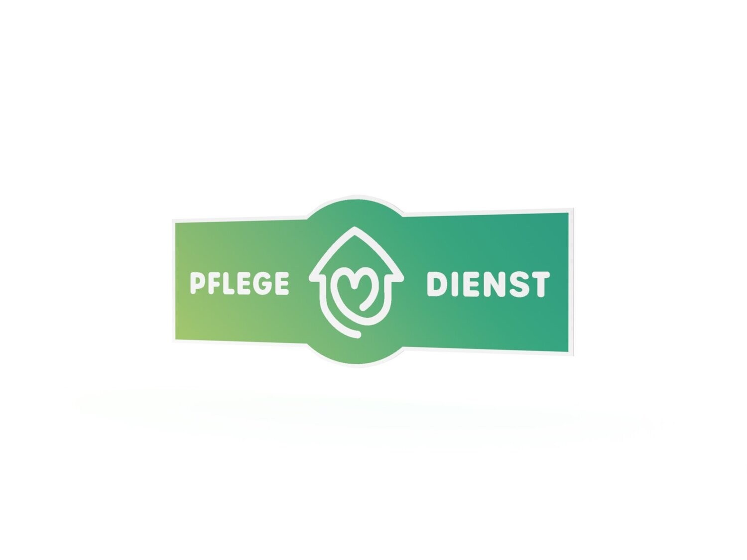 Werbeaufkleber, Pflegedienst, 1200 x 475 mm