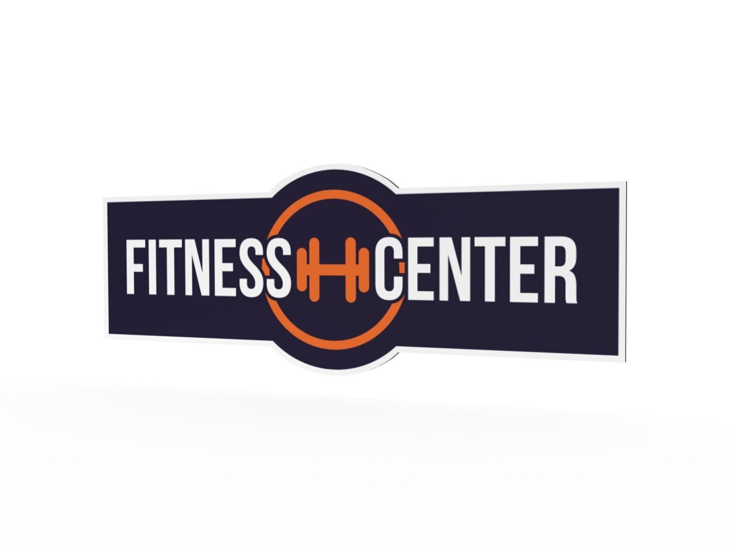 Werbeschild, Fitnesscenter, 1600 x 600 mm