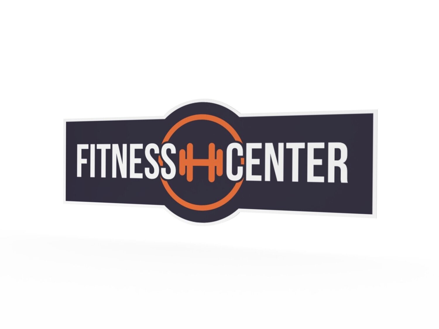 Werbeaufkleber, Fitnesscenter, 1600 x 600 mm