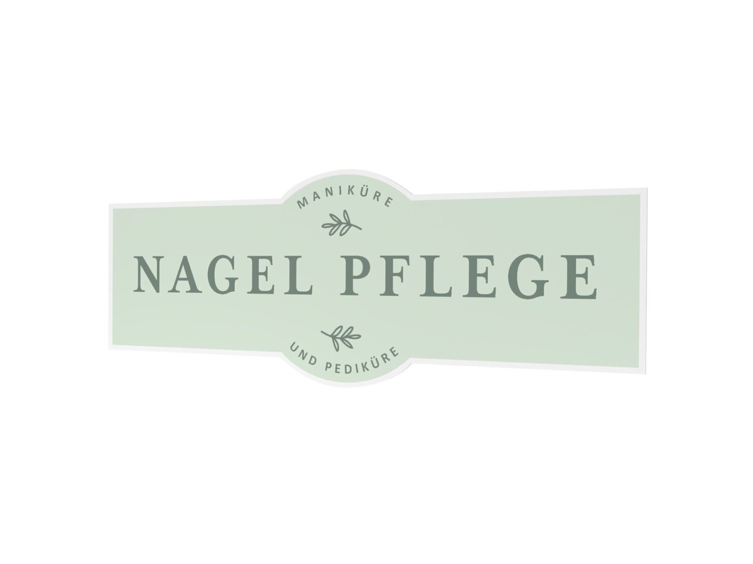 Werbeaufkleber, Nagelpflege, 1600 x 600 mm