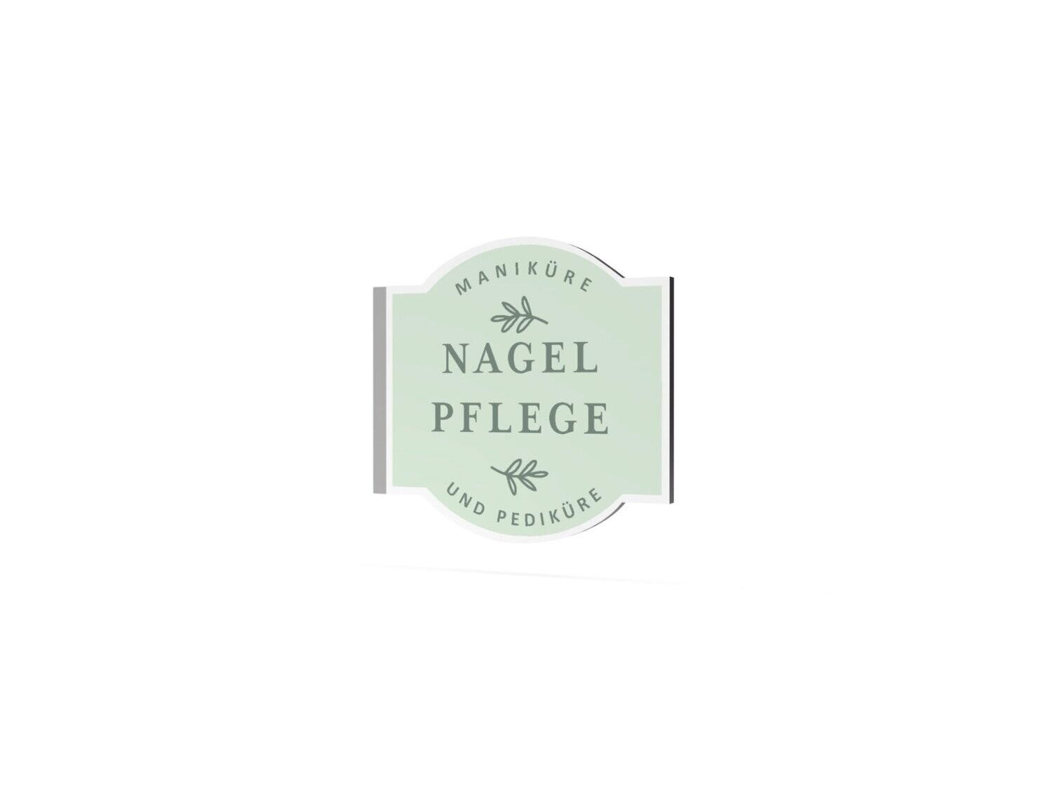 Werbeausleger, Nagelpflege, 630 x 600 mm