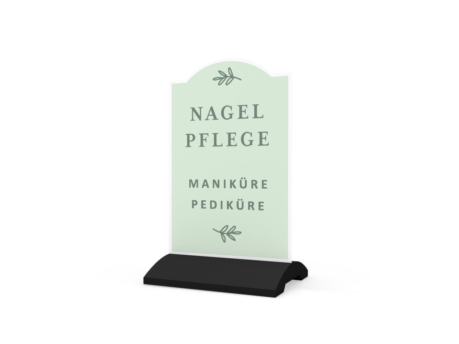 Werbeaufsteller, Nagelpflege, 600 x 1150 mm