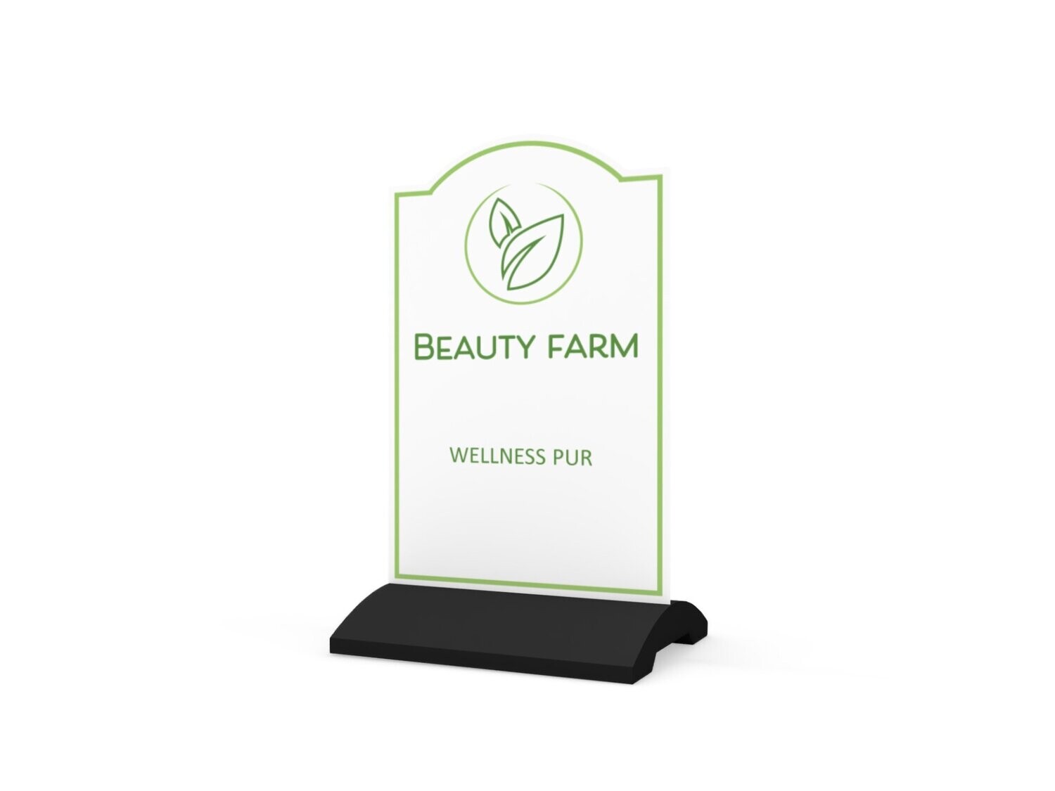 Werbeaufsteller, Beauty Farm, 600 x 1150 mm