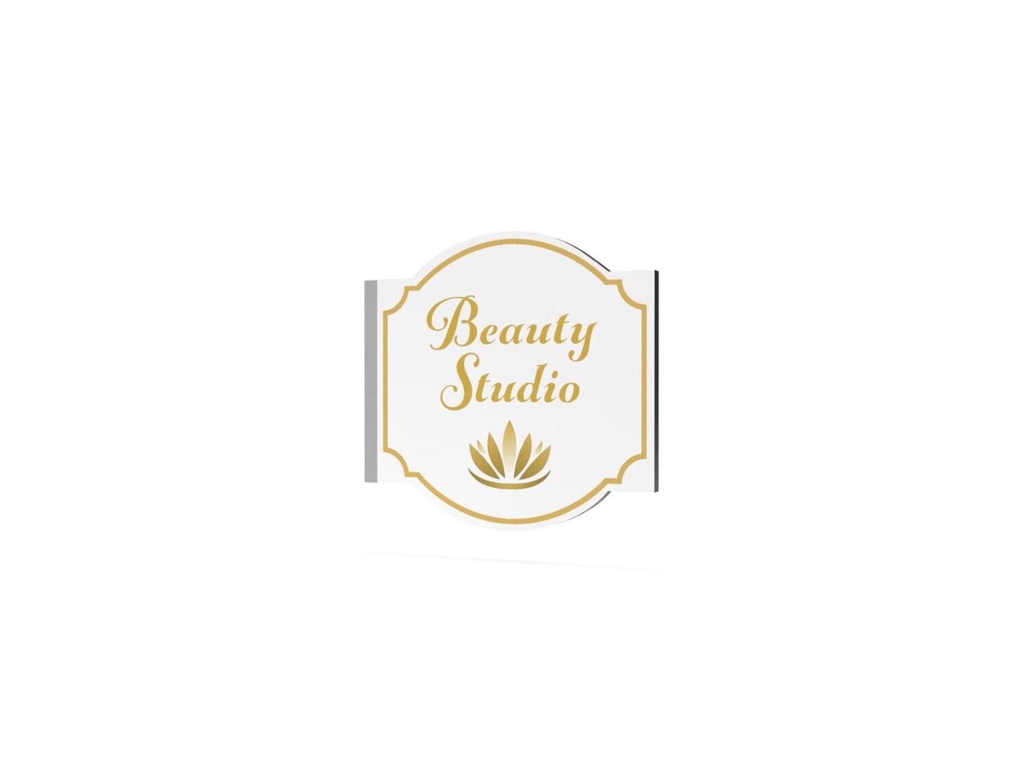 Werbeausleger, Beauty Studio, 630 x 600 mm