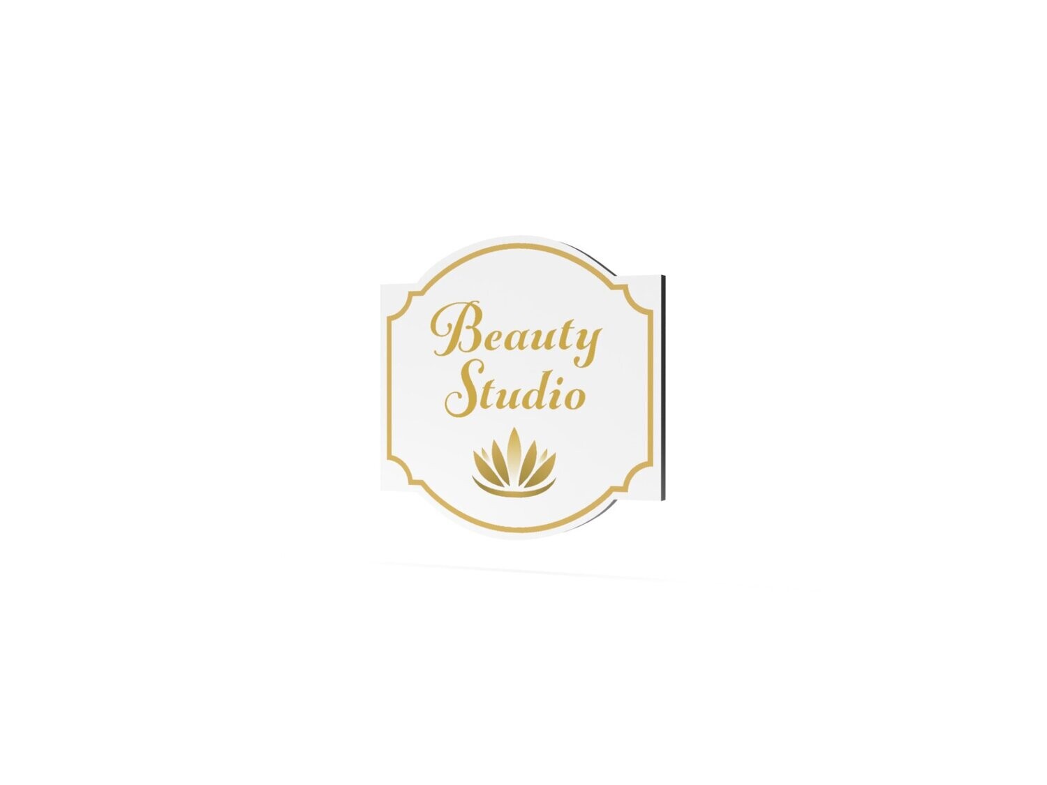 Werbeschild, Beauty Studio, 600 x 600 mm