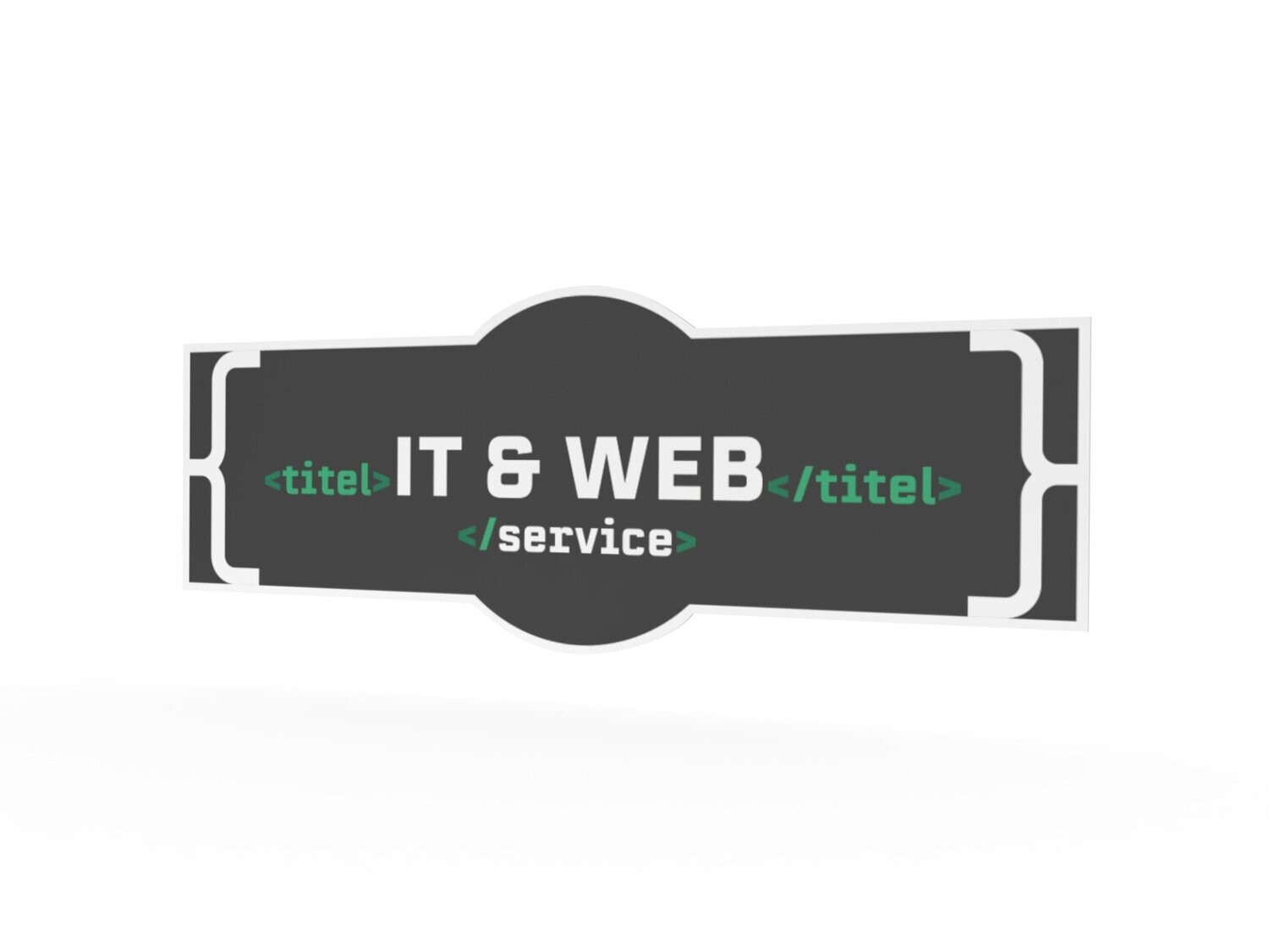 Werbeaufkleber, IT & WEB, 1600 x 600 mm