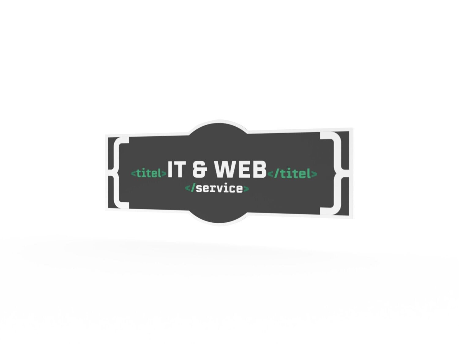 Werbeaufkleber, IT & WEB, 1200 x 475 mm