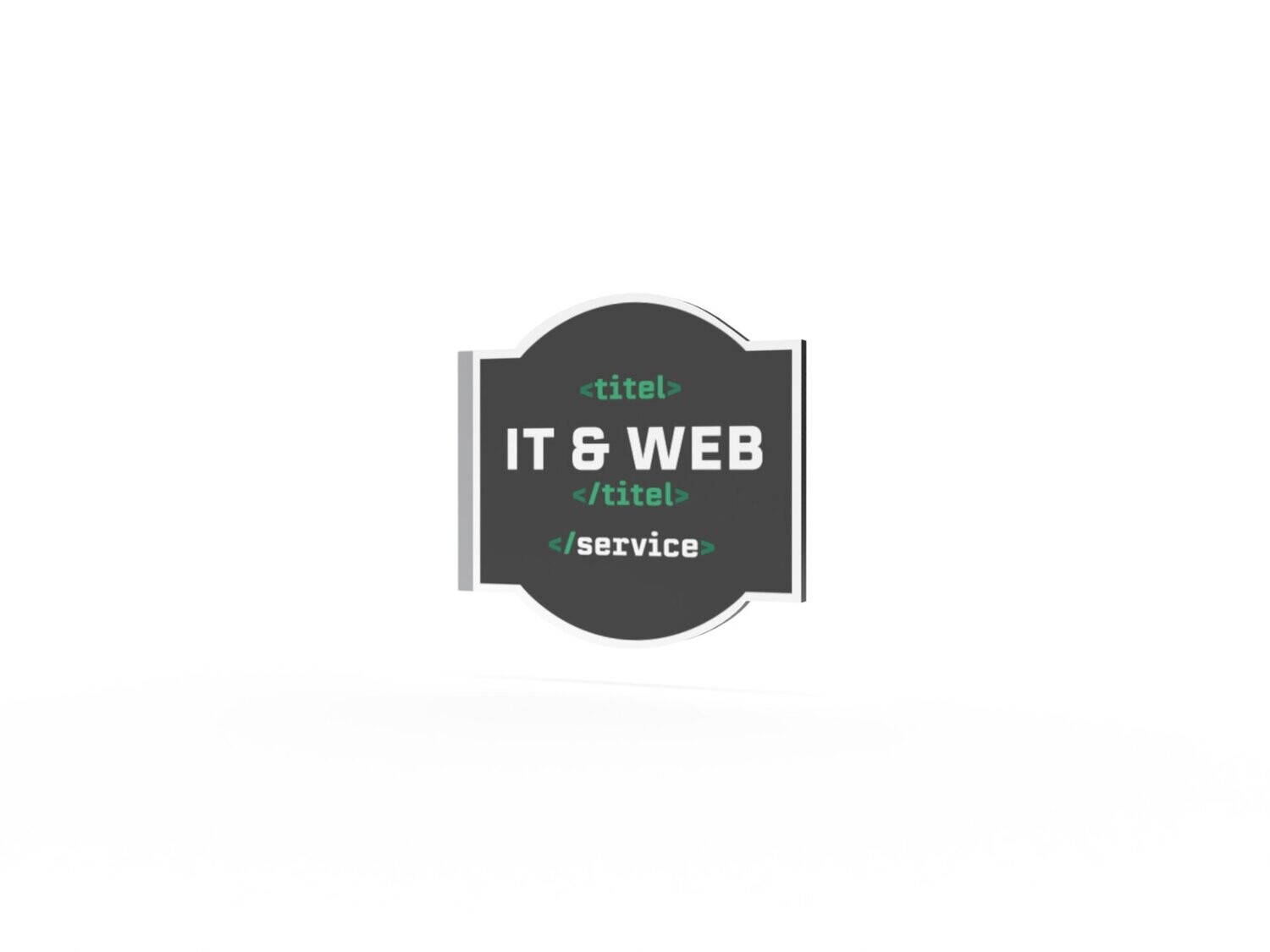 Werbeausleger, IT & WEB, 630 x 600 mm