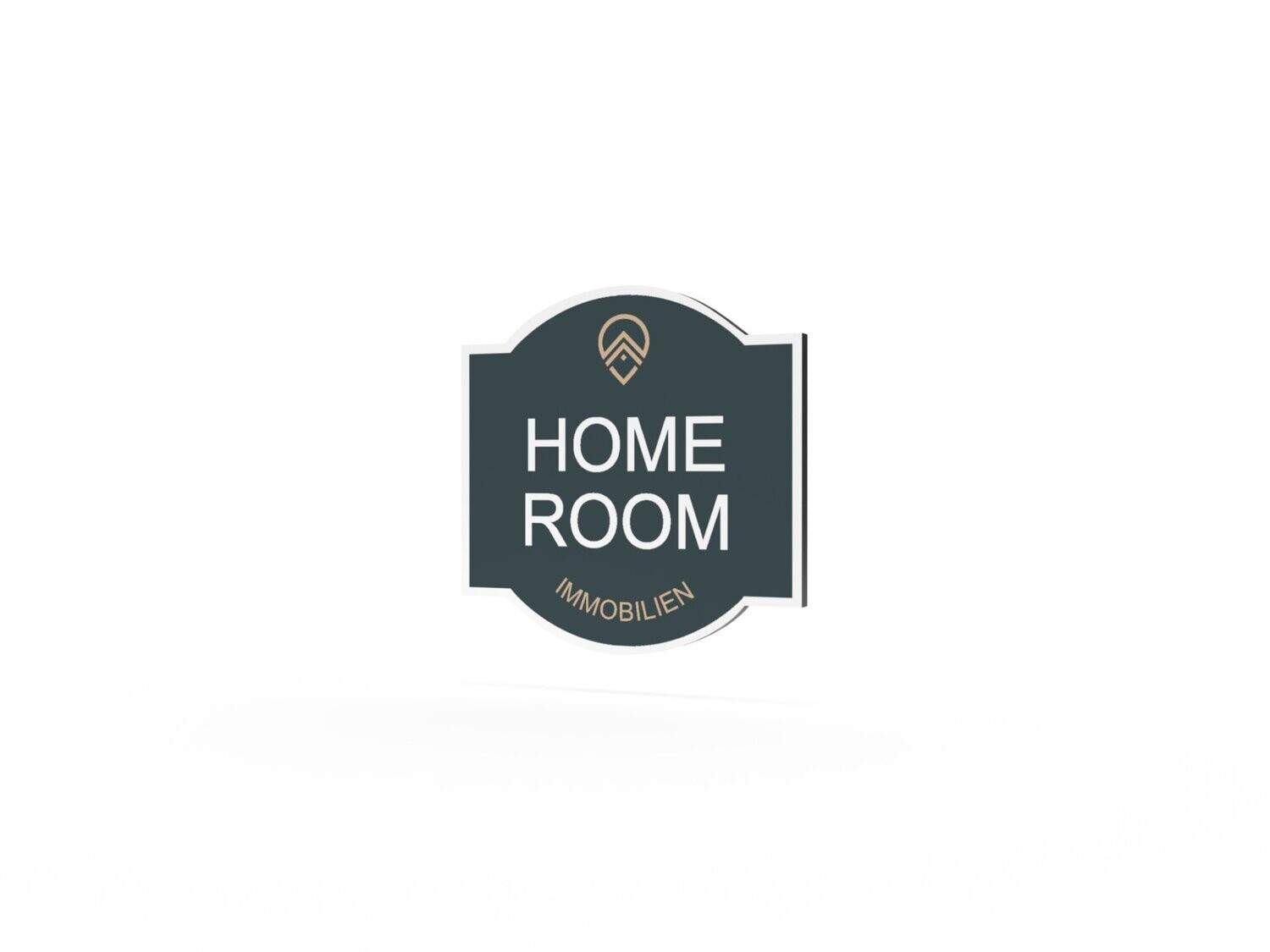 Werbeschild, Home Room, 600 x 600 mm