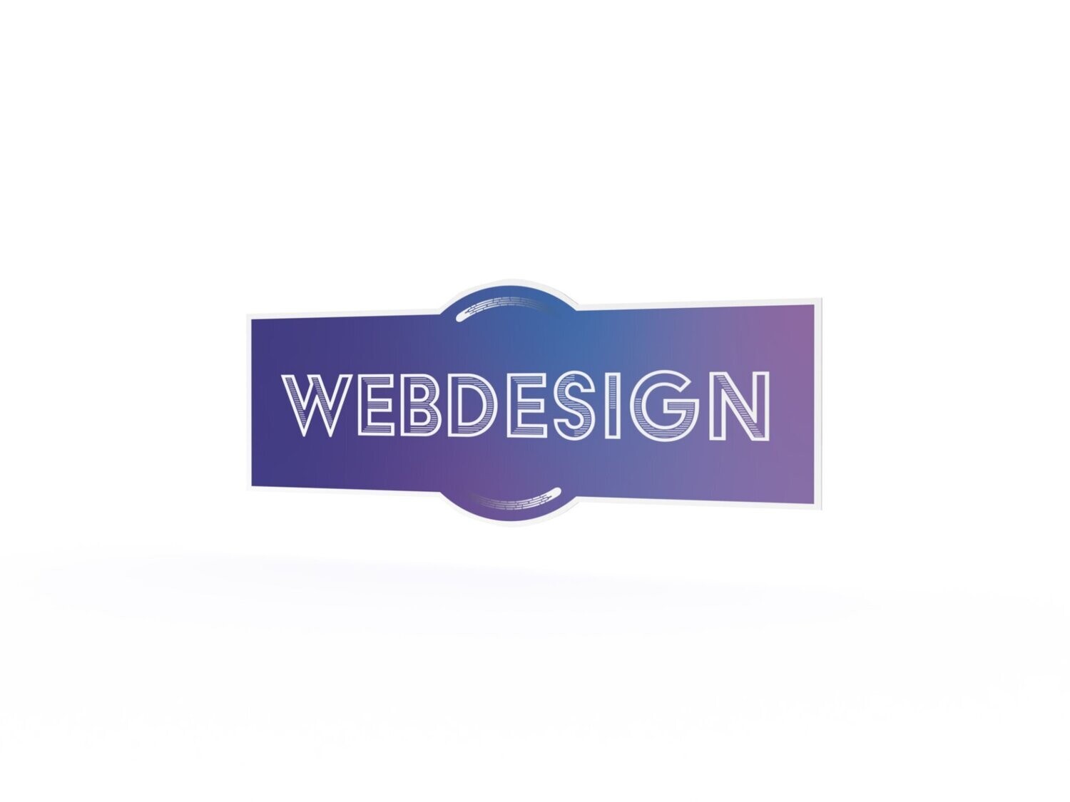 Werbeaufkleber, Webdesign, 1200 x 475 mm