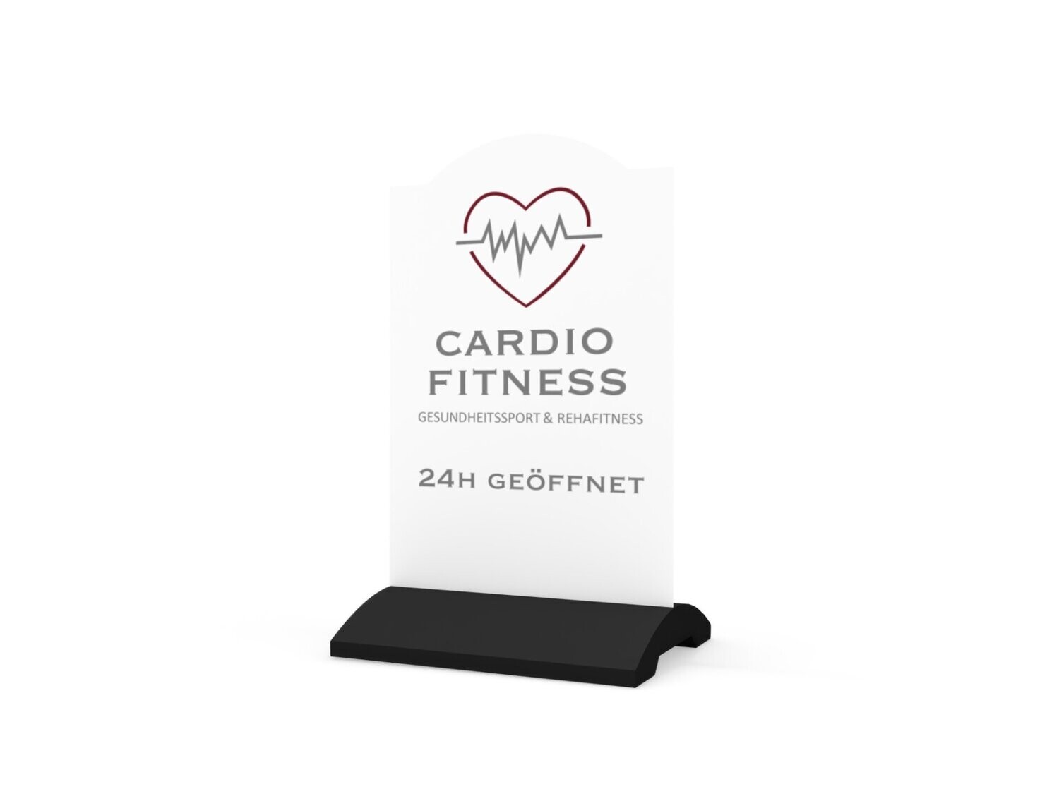 Werbeaufsteller, Cardio Fitness, 600 x 1150 mm