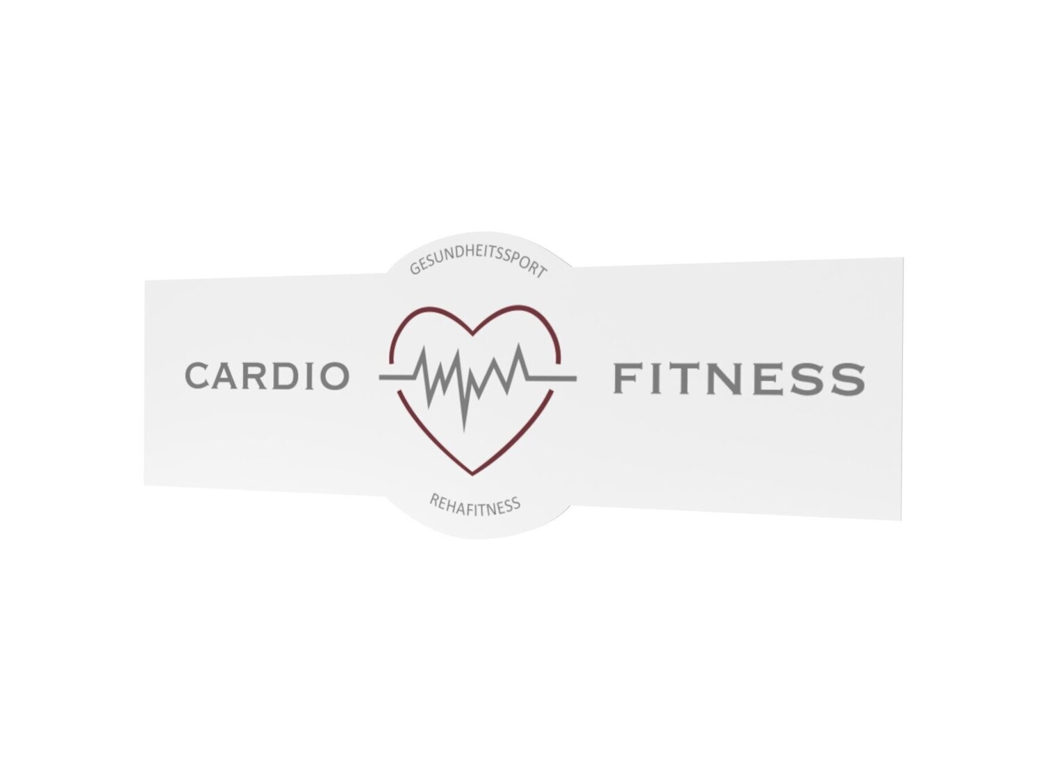 Werbeaufkleber, Cardio Fitness, 1600 x 600 mm