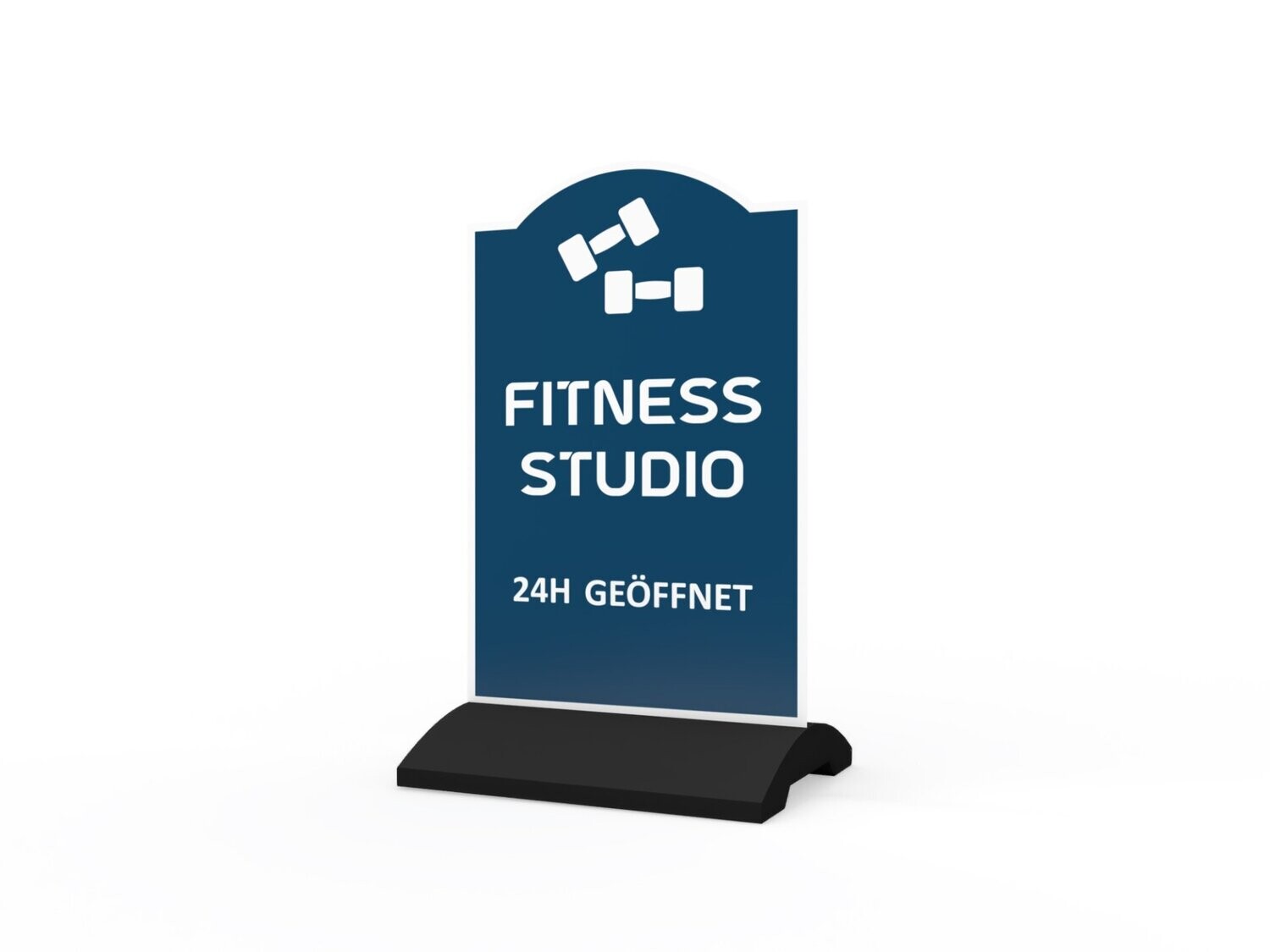Werbeaufsteller, Fitnessstudio, 600 x 1150 mm