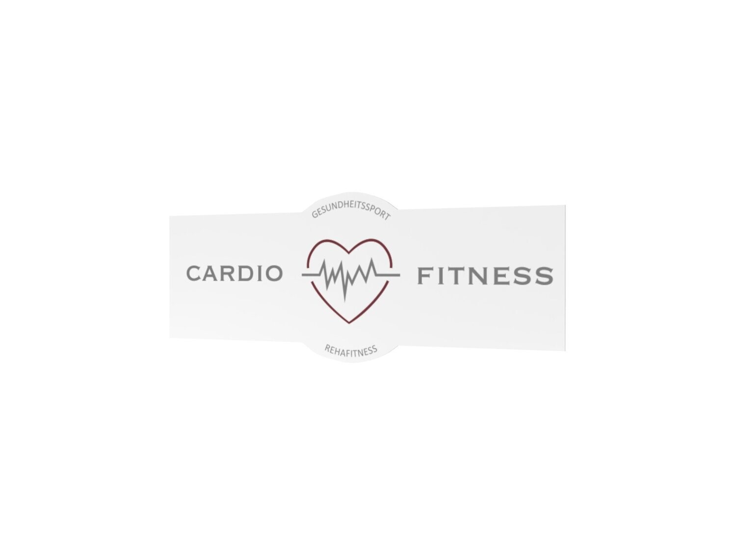 Werbeaufkleber, Cardio Fitness, 1200 x 475 mm