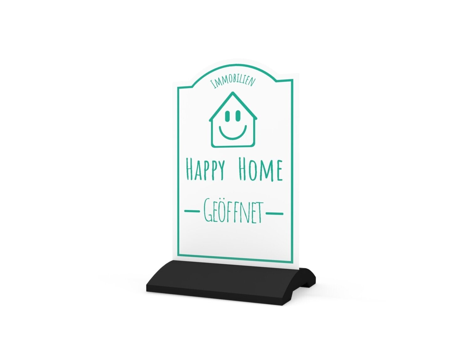 Werbeaufsteller, Happy Home, 600 x 1150 mm