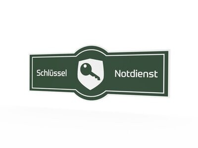 Werbeaufkleber, Schlüssel-Notdienst, 1600 x 600 mm Werbeaufkleber, Schlüssel-Notdienst, 1600 x 600 mm