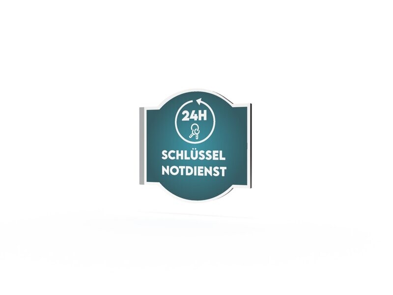 Werbeausleger, Schlüssel-Notdienst, 630 x 600 mm Werbeausleger, Schlüssel-Notdienst, 630 x 600 mm