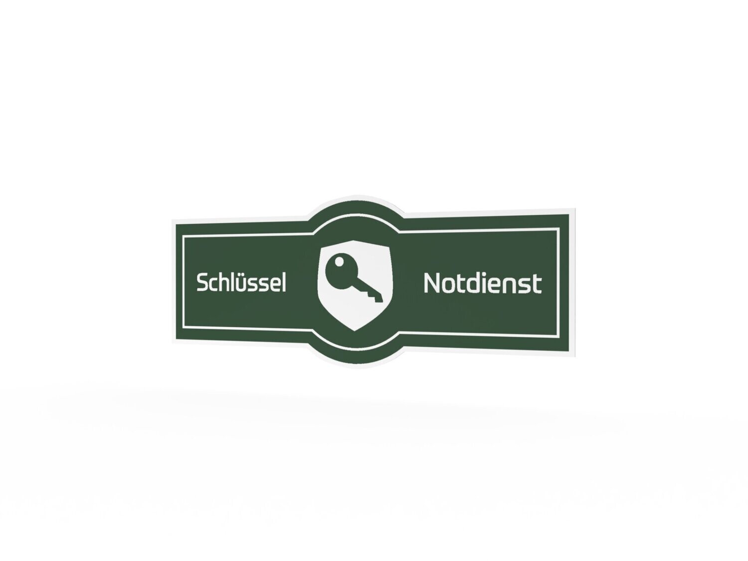 Werbeaufkleber, Schlüssel-Notdienst, 1200 x 475 mm
