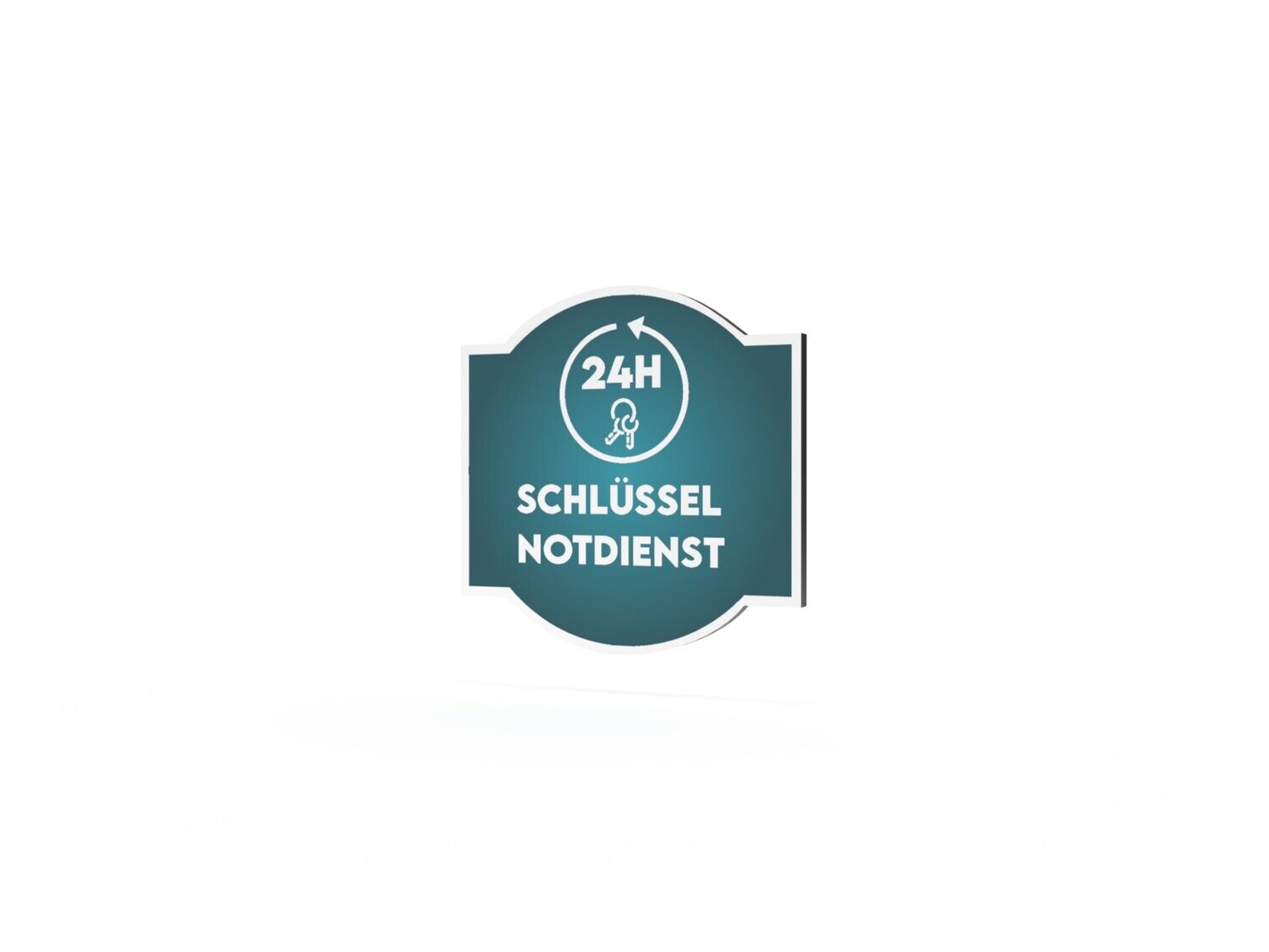 Werbeschild, Schlüssel-Notdienst, 600 x 600 mm
