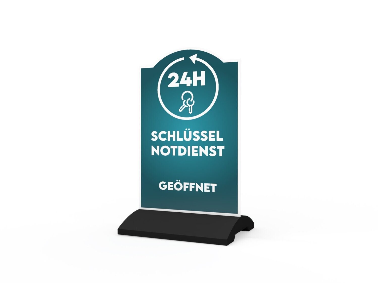 Werbeaufsteller, Schlüssel-Notdienst, 600 x 1150 mm