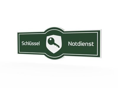 Werbeschild, Schlüssel-Notdienst, 1600 x 600 mm