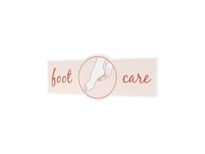 Werbeaufkleber, foot care, 1200 x 475 mm Werbeaufkleber, foot care, 1200 x 475 mm