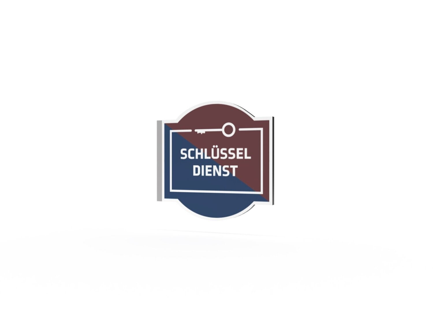 Werbeausleger, Schlüsseldienst, 630 x 600 mm