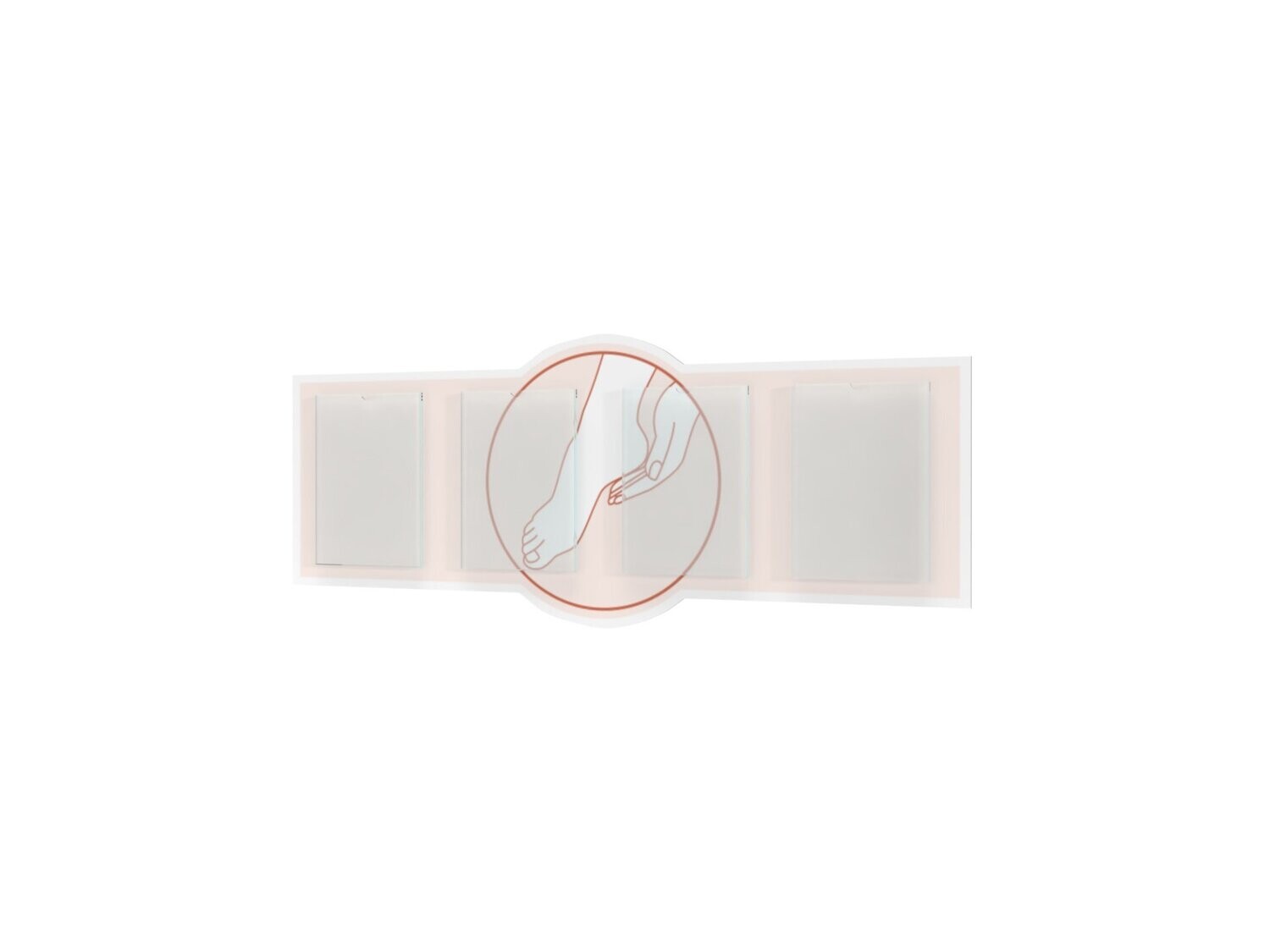 Preistafel, foot care, 1200 x 475 mm
