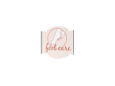 Werbeausleger, foot care, 630 x 600 mm Werbeausleger, foot care, 630 x 600 mm