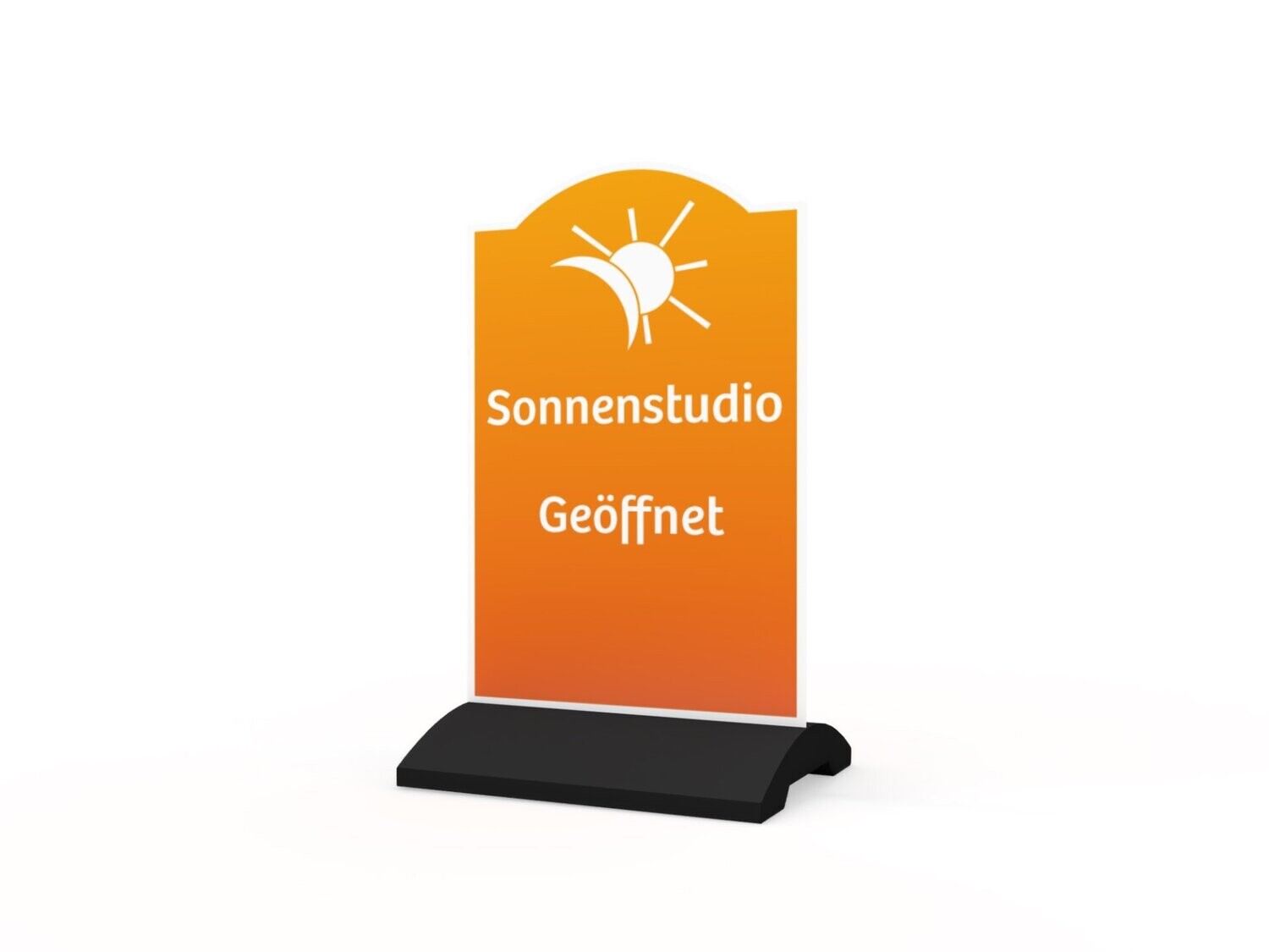 Werbeaufsteller, Sonnenstudio, 600 x 1150 mm