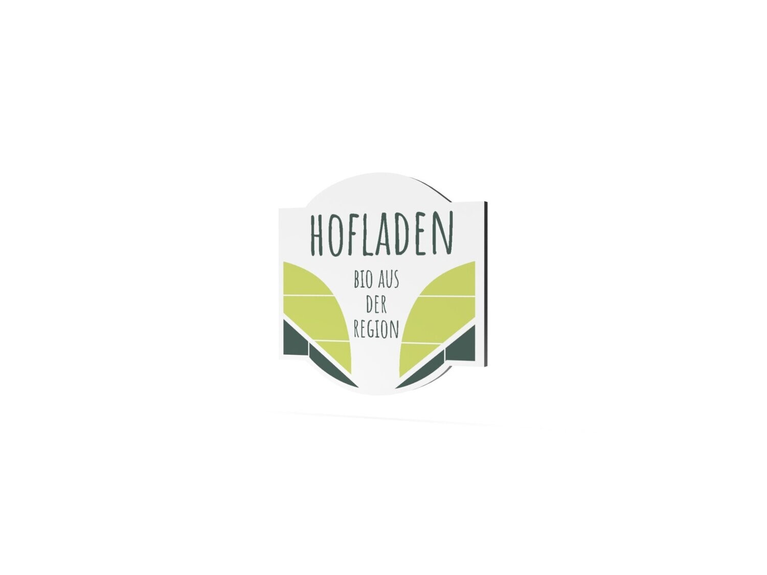 Werbeschild, Hofladen, 600 x 600 mm