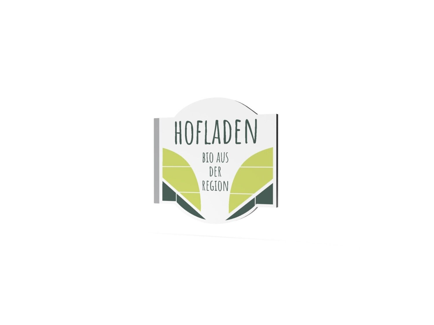Werbeausleger, Hofladen, 630 x 600 mm