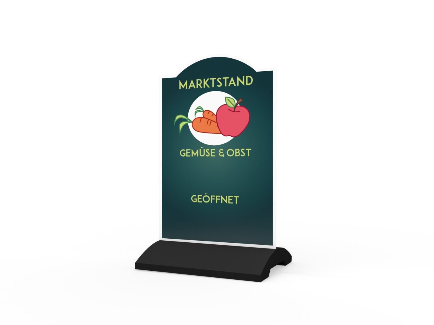 Werbeaufsteller, Marktstand, 600 x 1150 mm