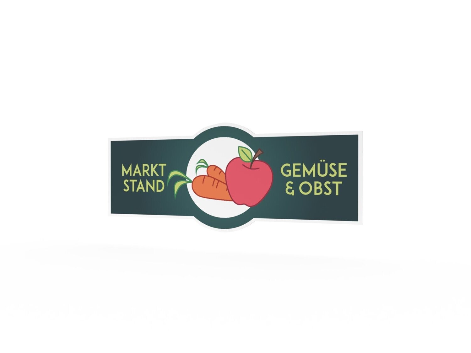 Werbeaufkleber, Marktstand, 1200 x 475 mm
