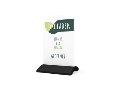 Werbeaufsteller, Ökoladen, 600 x 1150 mm Werbeaufsteller, Ökoladen, 600 x 1150 mm