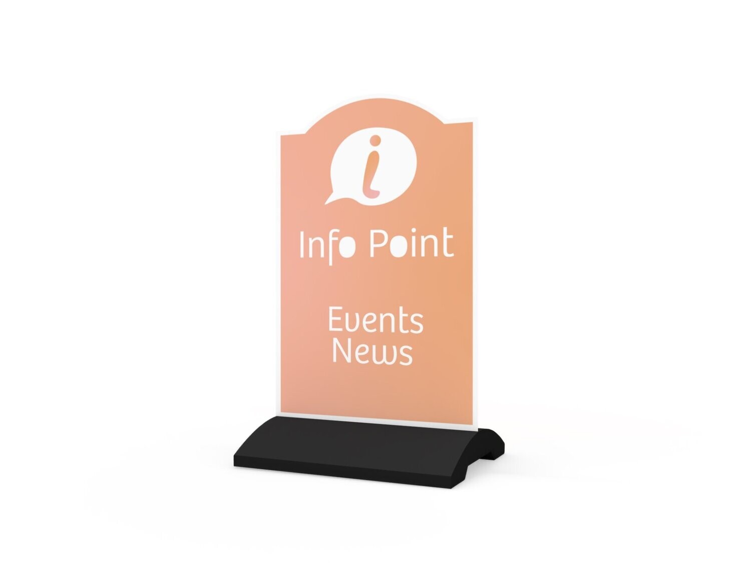 Werbeaufsteller, Info-Point, 600 x 1150 mm