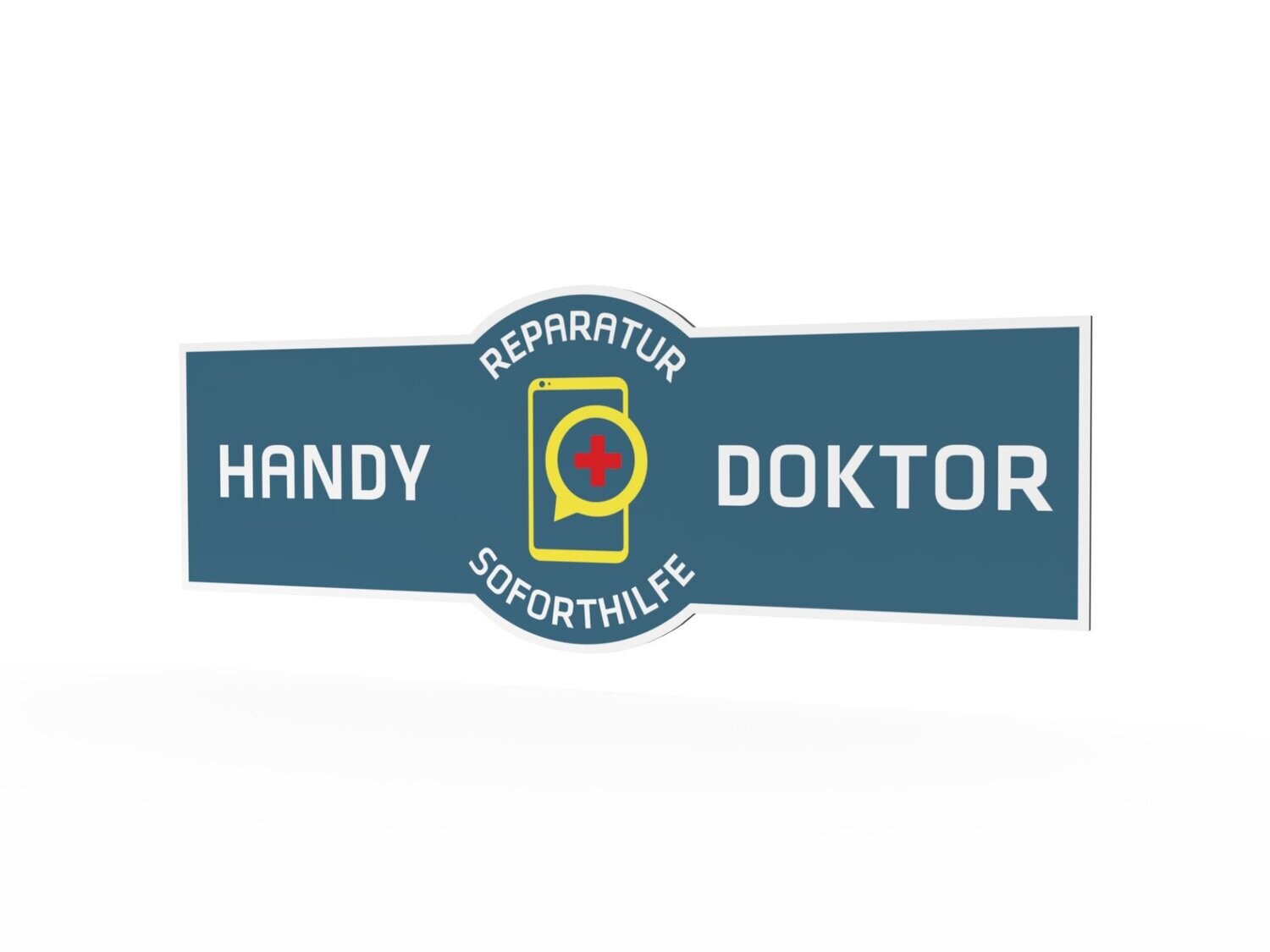Werbeschild, Handy Doktor, 1600 x 600 mm
