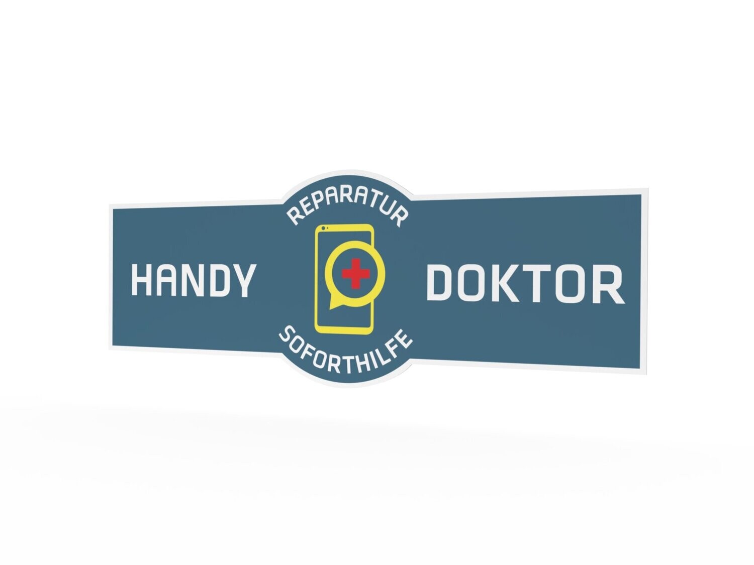 Werbeaufkleber, Handy Doktor, 1600 x 600 mm