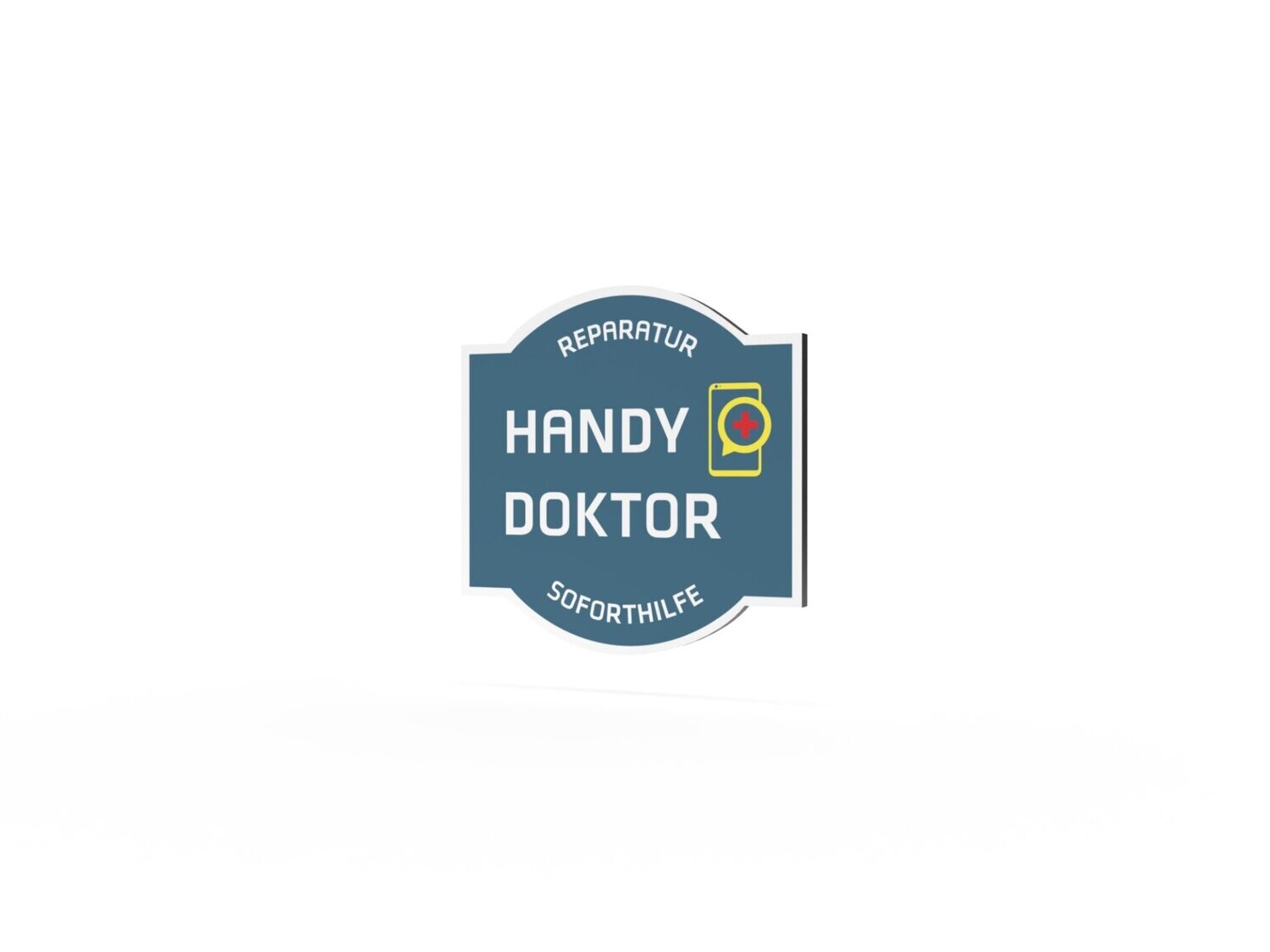 Werbeschild, Handy Doktor, 600 x 600 mm