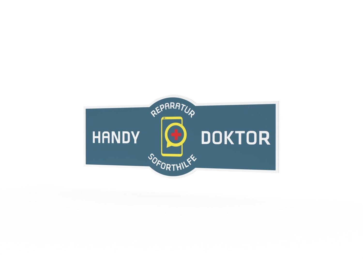 Werbeaufkleber, Handy Doktor, 1200 x 475 mm