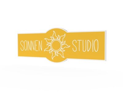 Werbeschilder Sonnenstudio