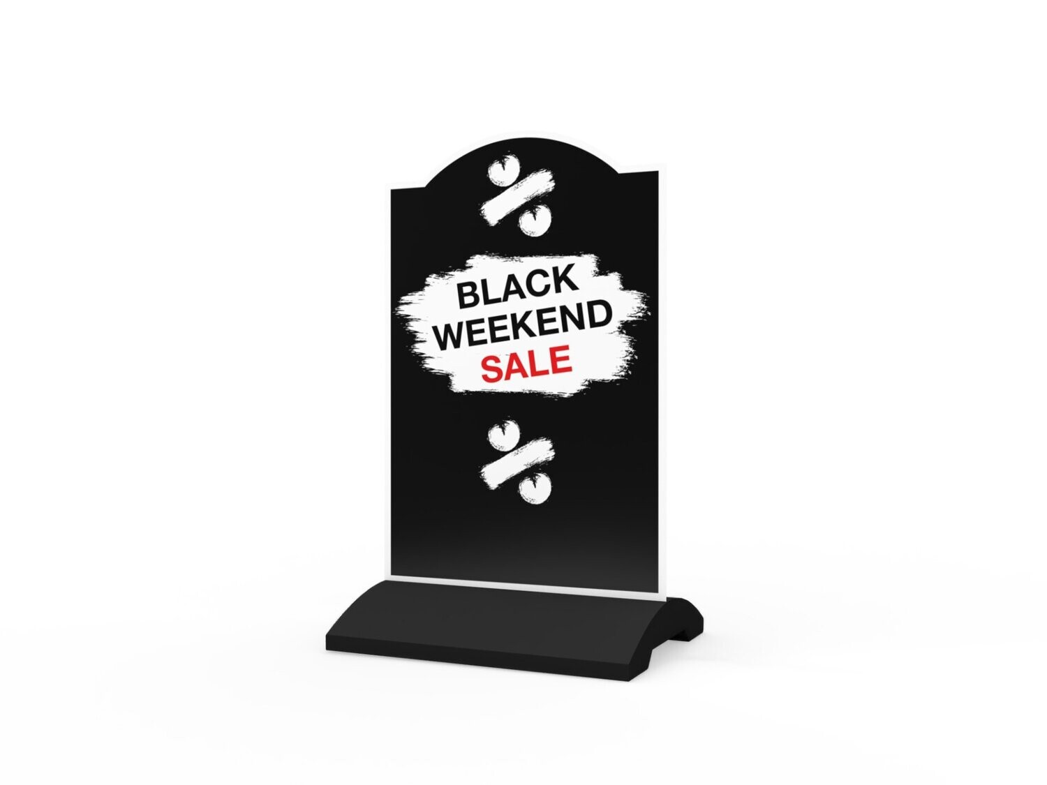 Werbeaufsteller, Black Weekend, 600 x 1150 mm