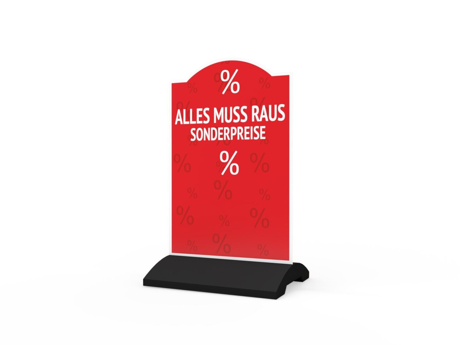 Werbeaufsteller, Sonderpreise, 600 x 1150 mm