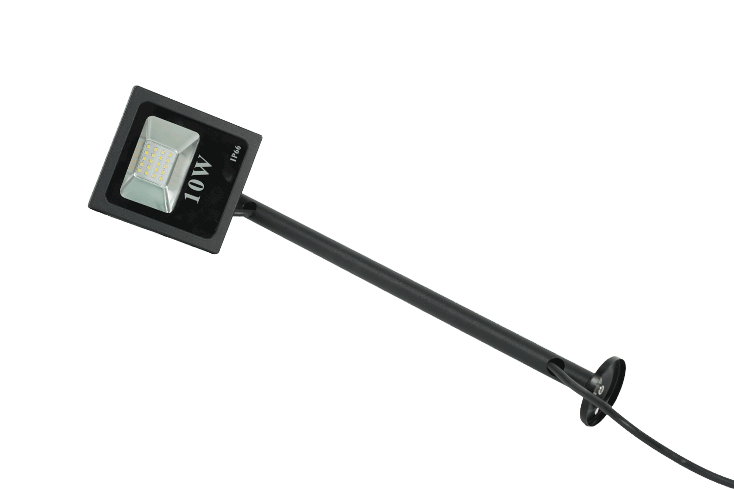 WOW-Werbeleuchte mit Ausleger, LED-Flood-Light, 10 Watt