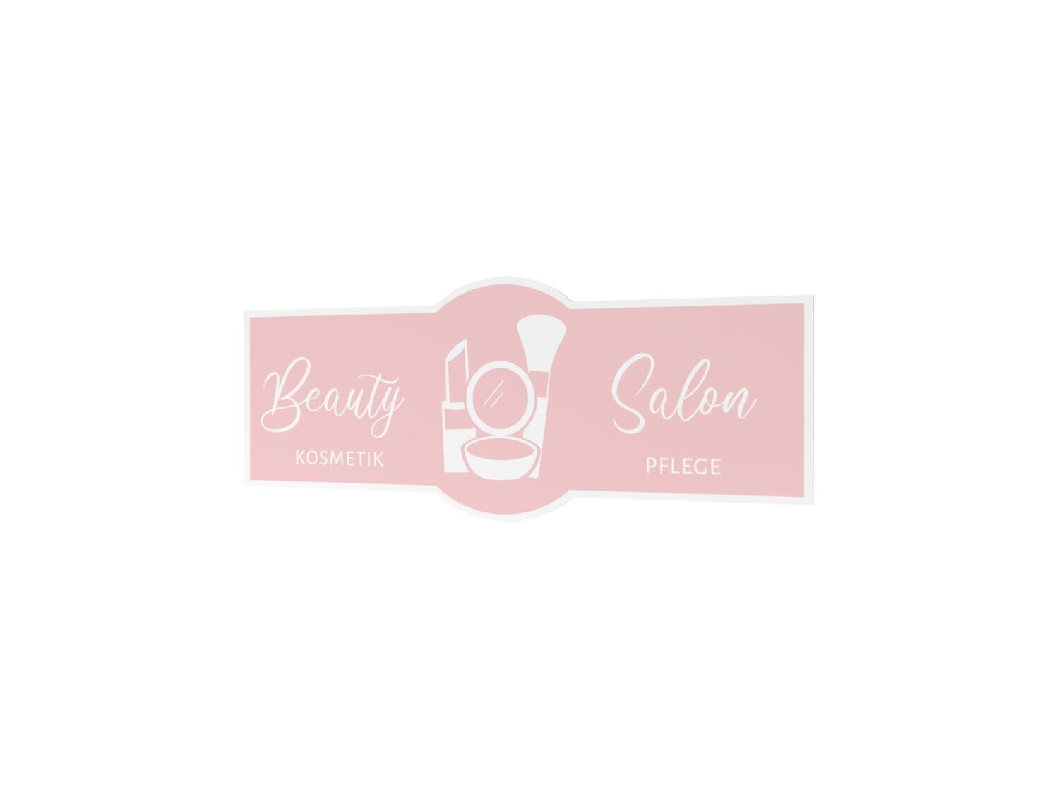 Werbeaufkleber, Beauty Salon, 1200 x 475 mm