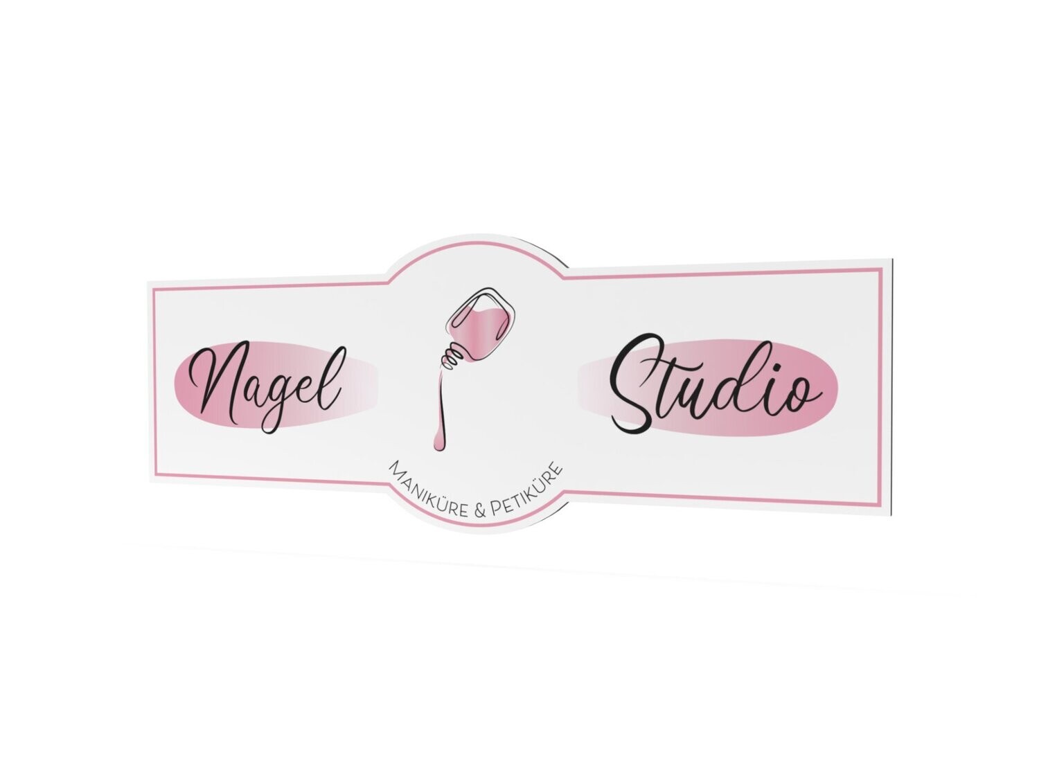 Werbeschild, Nagelstudio, 1600 x 600 mm