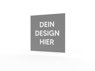 Werbeschild, Form G, "eigenes Design", 1000 x 1000 mm